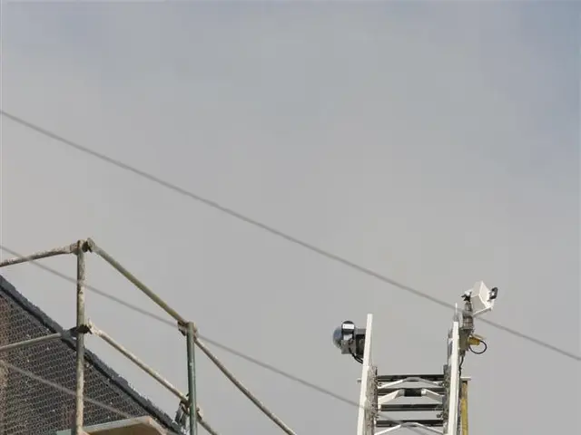 Individual meets accidents, plunging down two stories, resulting in severe injuries.