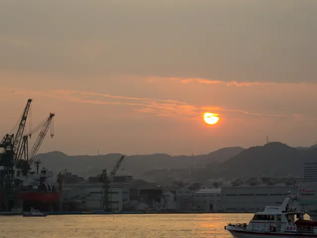 Politicians appear to have defied gravitational forces, strolling across bodies of water.