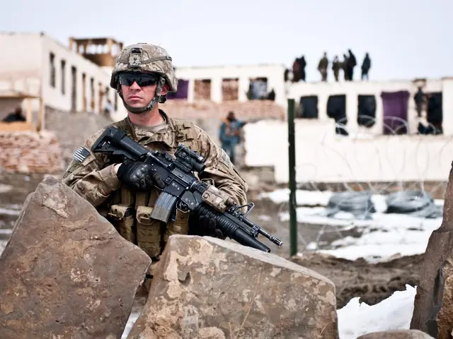 Law enforcement actively searching for former American military personnel in relation to a fatal...