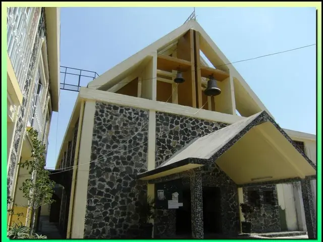 This image is an edited image. This image is taken outdoors. At the top of the image there is a...