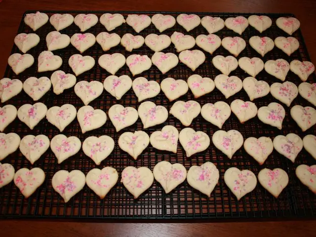 In this image, I can see cookies on a grill kept on the floor. This picture might be taken in a...