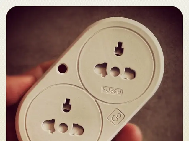 It's an electric socket, this is the human hand.